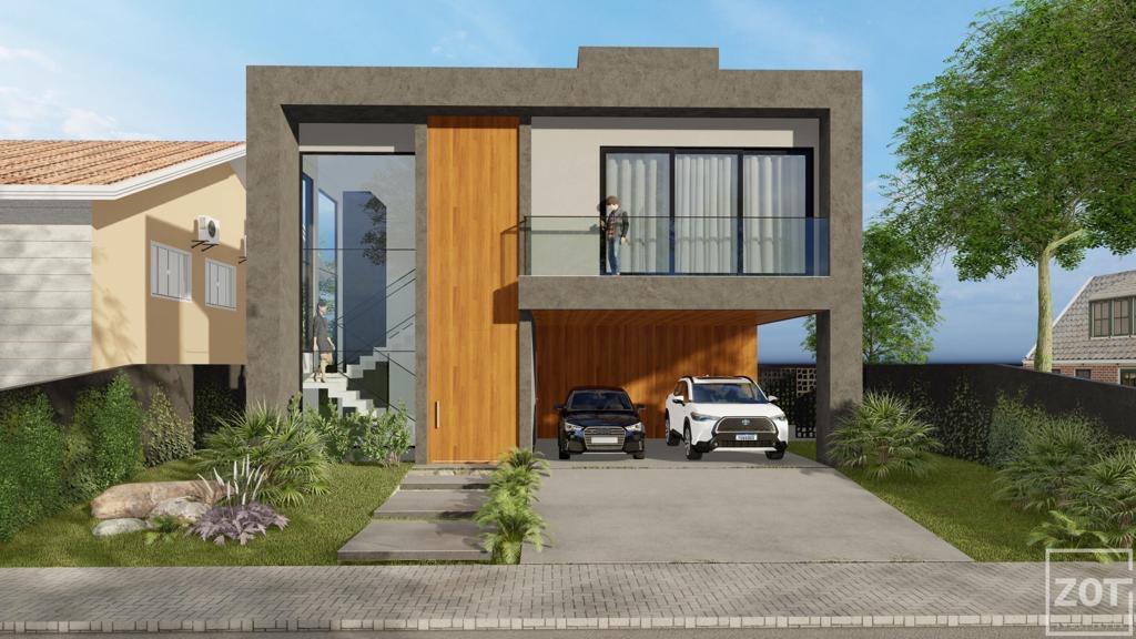 Projeto 3D de residência de alto padrão