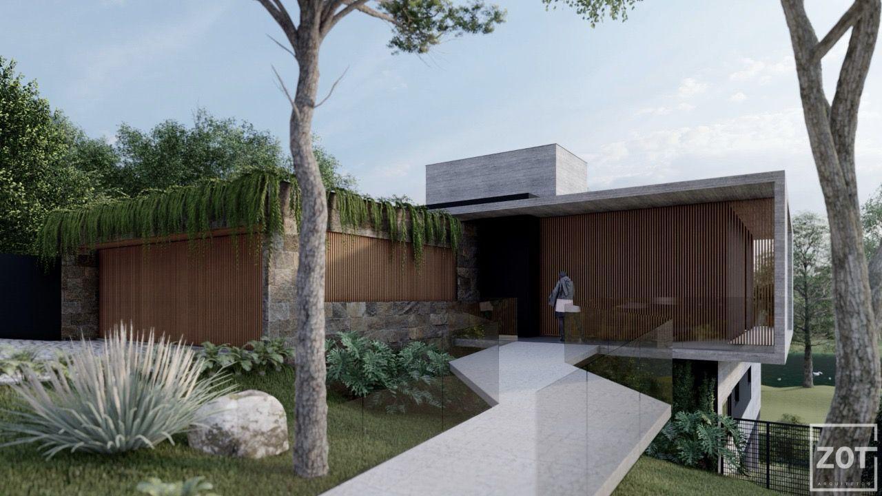 Projeto 3D de residência de alto padrão